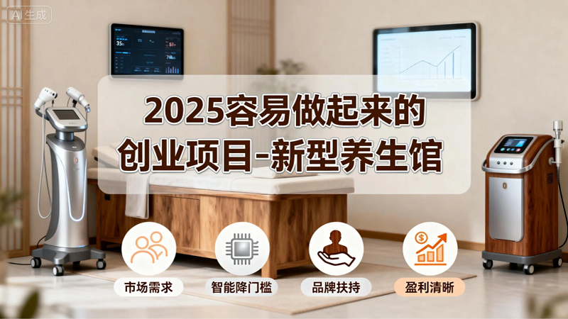 2025年，消费从“买产品”升级为“买体验+效果”。新型养生馆把传统调理与智能设备、数据化服务结合